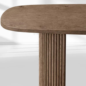 MulRegal Plank Wood Console Table