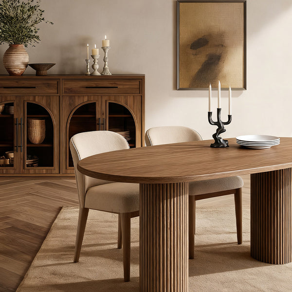 MulRegal Plank Wood Console Table