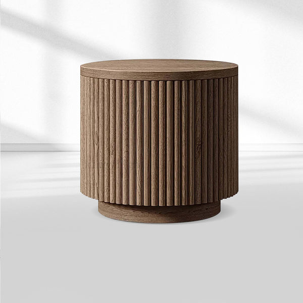 MulRegal Wood Round Side Table