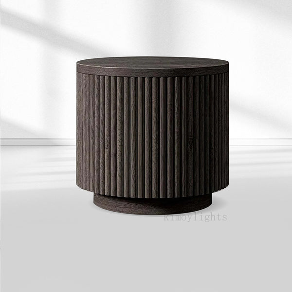 MulRegal Wood Round Side Table