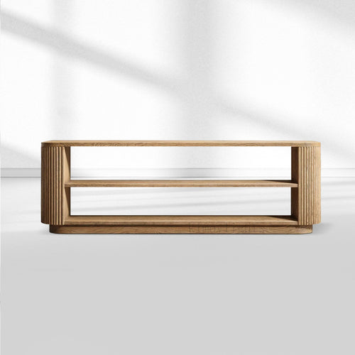 MulRegal Wood Sofa Back Console Table