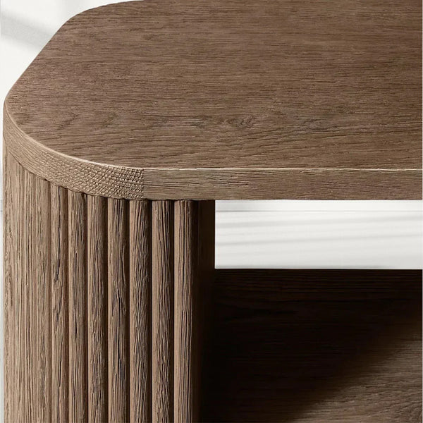 MulRegal Wood Sofa Back Console Table