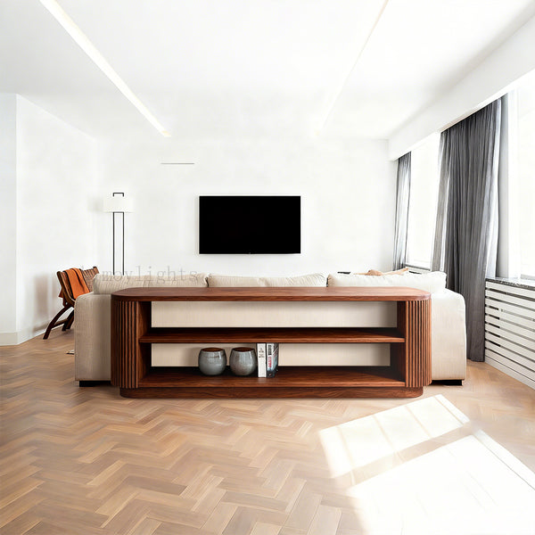 MulRegal Wood Sofa Back Console Table