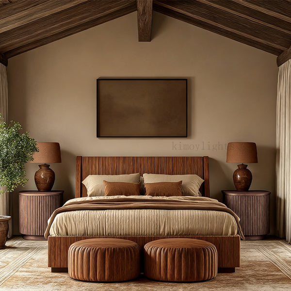 MulRegal Wood Square Side Table