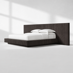 Mulholland Wide Extended Fabric Panel Bed
