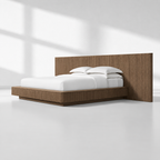 Mulholland Wide Extended Fabric Panel Bed