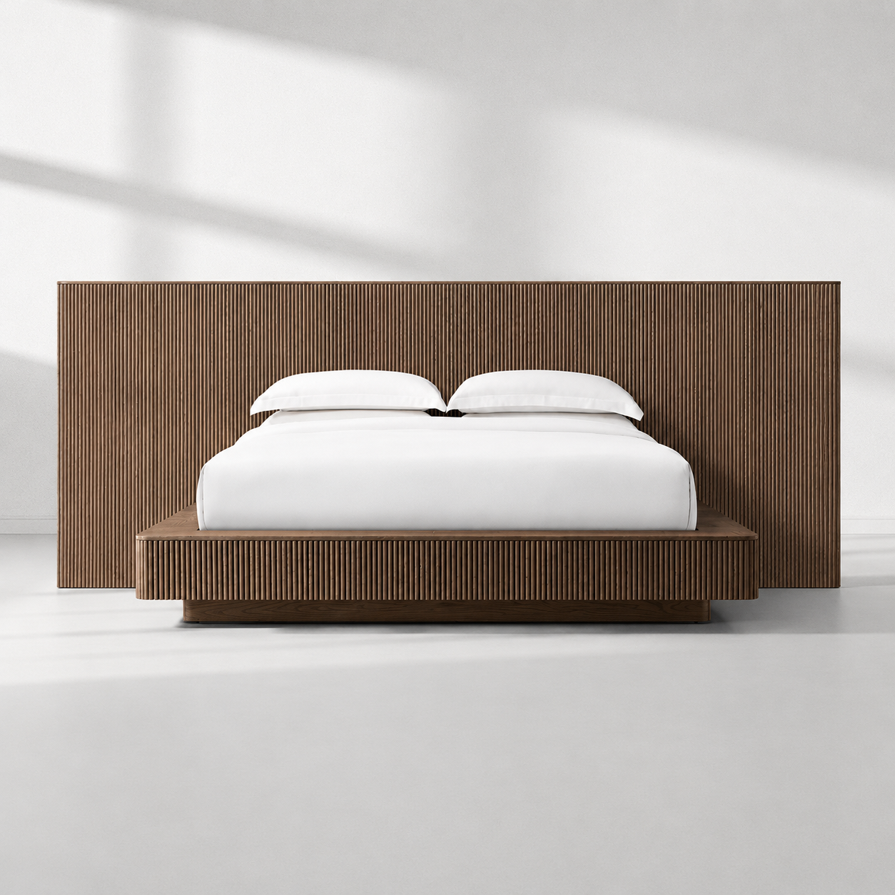 Mulholland Wide Extended Fabric Panel Bed