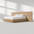 Mulholland Wide Extended Fabric Panel Bed