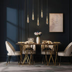 Allure Multi-LED Glass Staircase Chandelier 49 Lights