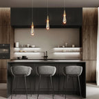 Allure Multi-LED Glass Staircase Chandelier