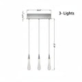 Allure Multi-LED Glass Staircase Chandelier