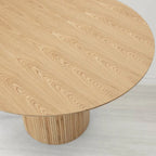 Nantine Dining Table 320 - Pill Shaped - Ash Oak