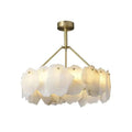 Nasile Alabaster Round Chandelier  - kimoylights