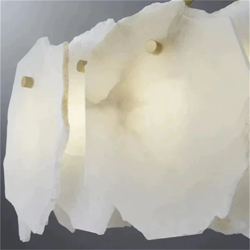 Nasile Alabaster Round Chandelier - kimoylights