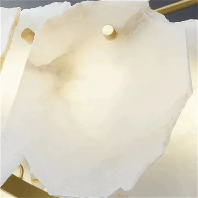 Nasile Linear Alabaster Chandelier (Rod)- kimoylights