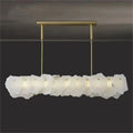 Nasile Linear Alabaster Chandelier (Rod)  - kimoylights
