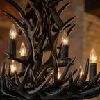 Natural Antler Chandelier 48"