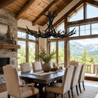 Natural Antler Chandelier 60"