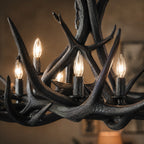 Natural Antler Chandelier 60"