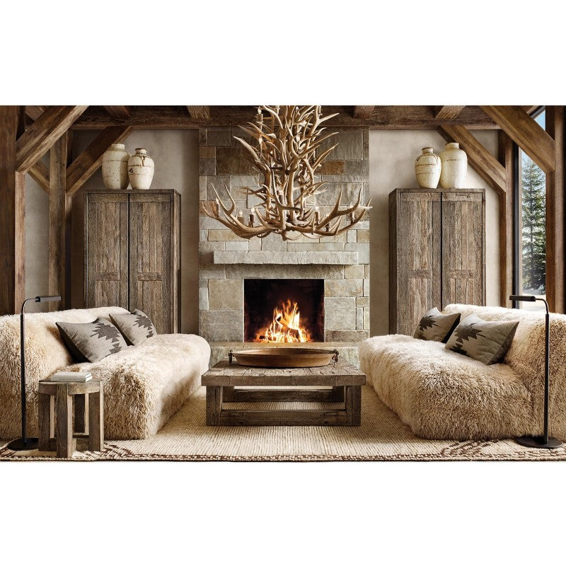 Natural Antler Chandelier 36"