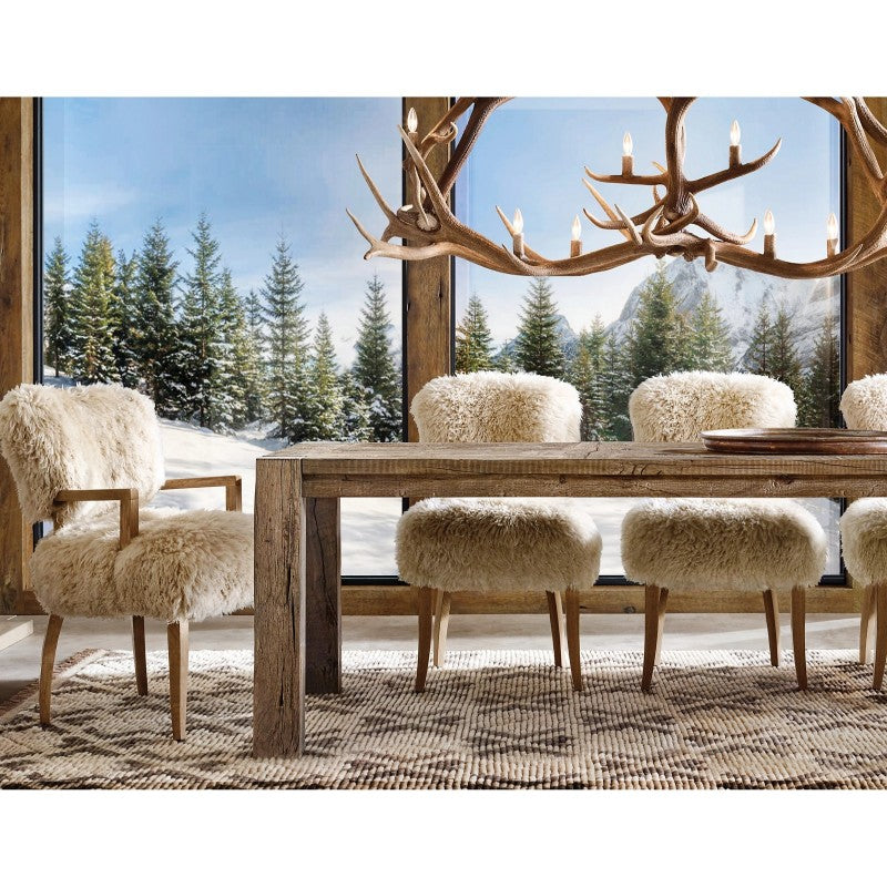 Natural Antler Chandelier 48"