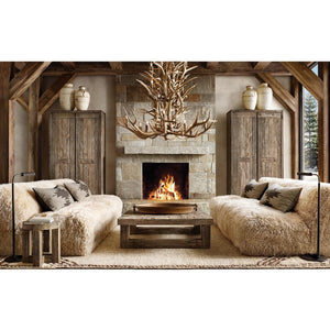 Natural Antler Chandelier 48"