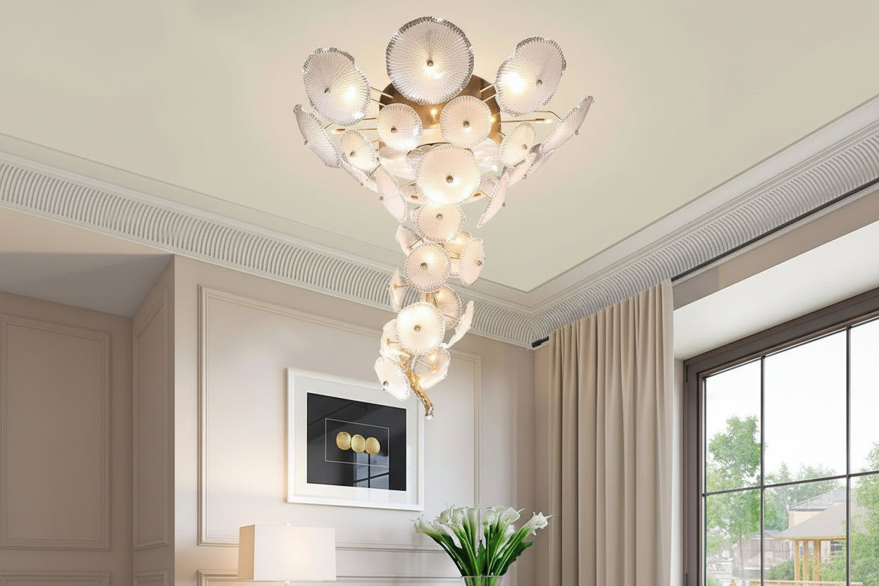 Nenufar Water Modern Chandelier - kimoylights
