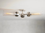 Andreas 3-Light Glass Flushmount