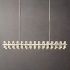 Niko Wine-Glass Rectangular Chandelier 54''