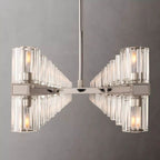 Niko Wine-Glass Rectangular Chandelier 72''