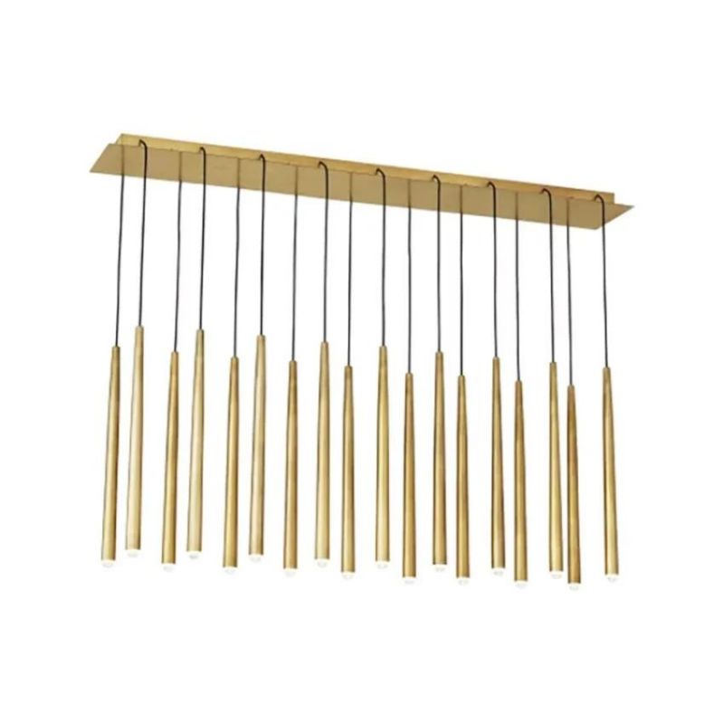 Nolandl 18-Light Linear Chandelier 48" - kimoylights