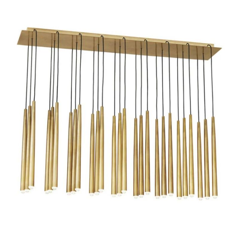 Nolandl 27-Light Linear Chandelier 48" - kimoylights
