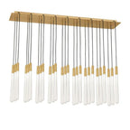 Nolandl 27-Light Linear Crystal Chandelier 48" - kimoylights