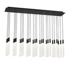 Nolandl 27-Light Linear Crystal Chandelier 48" - kimoylights