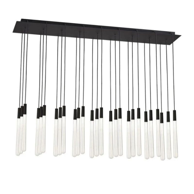 Nolandl 27-Light Linear Crystal Chandelier 48" - kimoylights