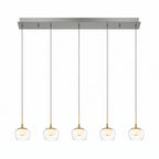 Adelfia 5 Light Linear LED Chanderlier