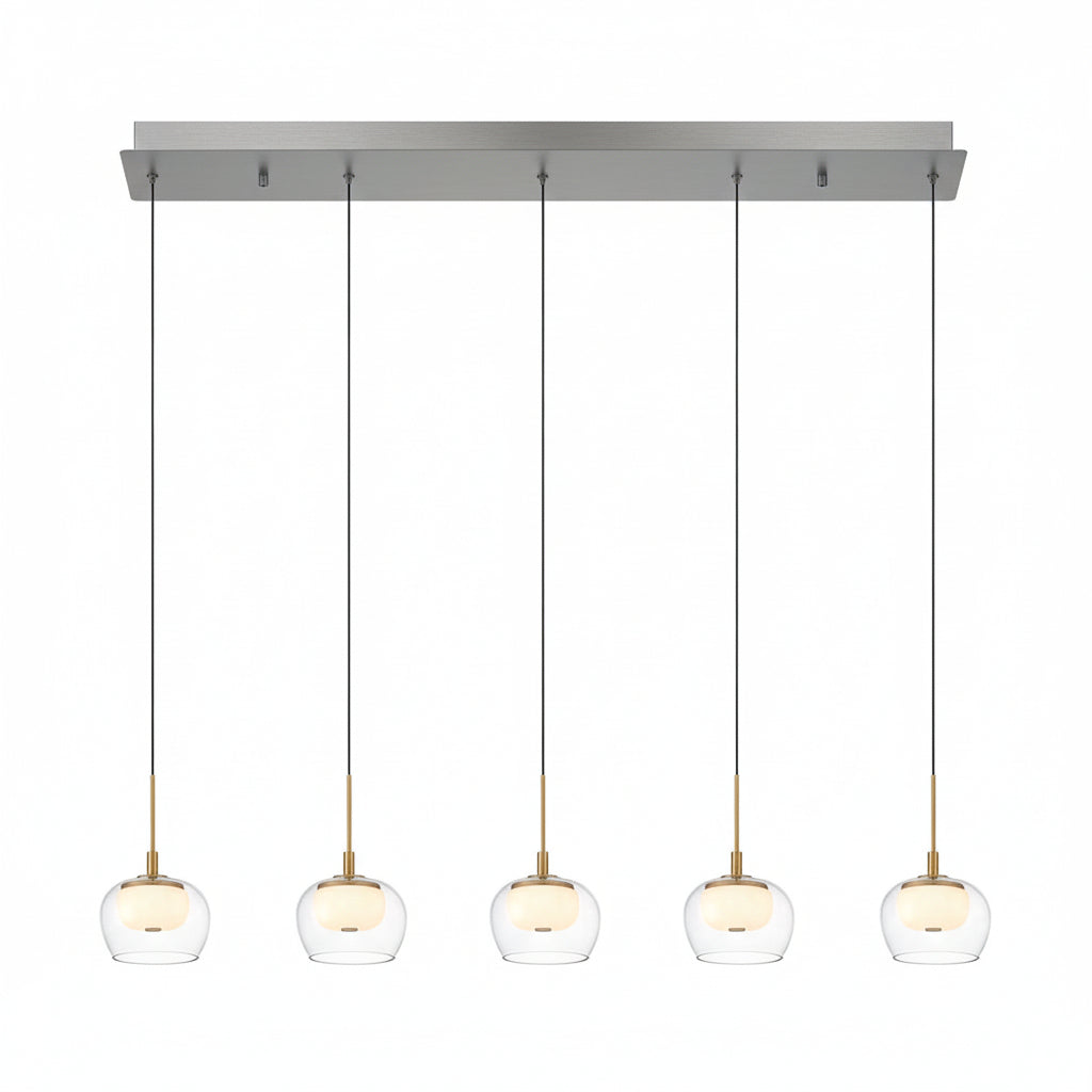 Adelfia 5 Light Linear LED Chanderlier