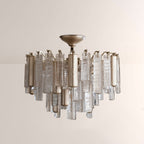 Nova Crystal Prism Flush Mount