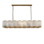 Ole Rectangle Chandelier Alabaster-kimoylights