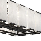 Ole Rectangle Chandelier Alabaster-kimoylights