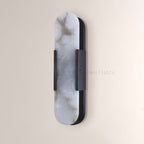 OpalEdge Oval Alabaster Wall Sconces 13.8 19.7H