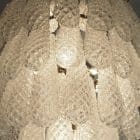 Murano Chandelier – Drop – 85 glasses – Transparent