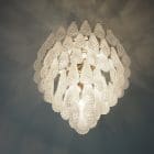 Murano Chandelier – Drop – 85 glasses – Transparent