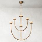 Pedra Round Chandelier 32" - kimoylights