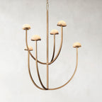 Pedra Round Chandelier 32" - kimoylights