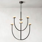 Pedra Round Chandelier 32" - kimoylights