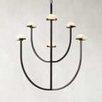 Pedra Round Chandelier 32" - kimoylights