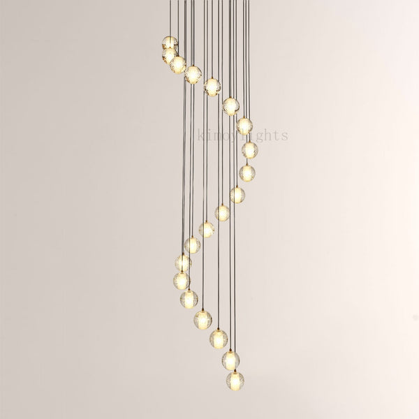 Pearl Ball Ceiling Chandelier 14 20 Light