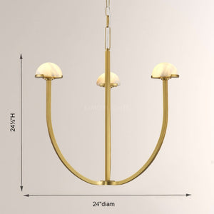 Pedre Round Chandelier 24"