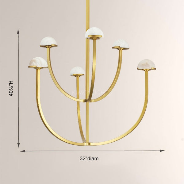 Pedre Round Chandelier 32"